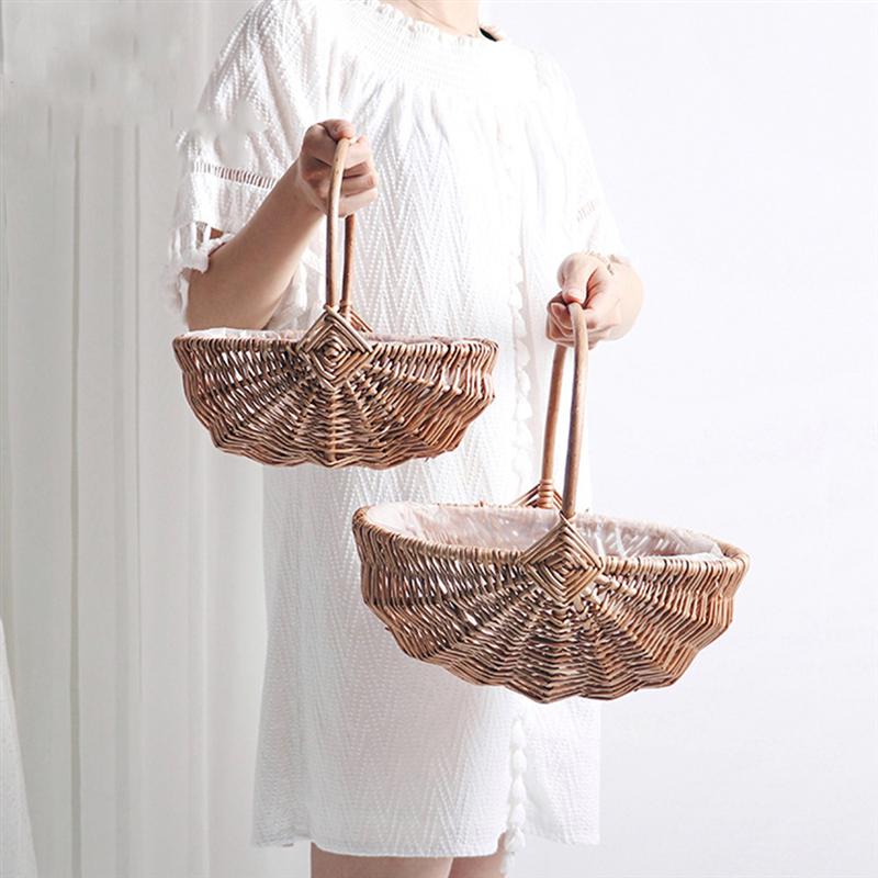 Woven Flower Basket Storage Basket - Image 3