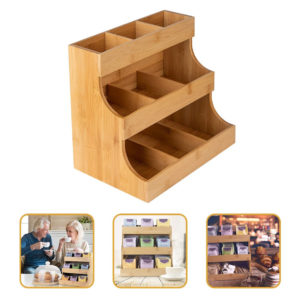 Tea Bag Storage Organizer Rack Coffee Box