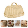 Kitchen Food Cover Rattan Basket