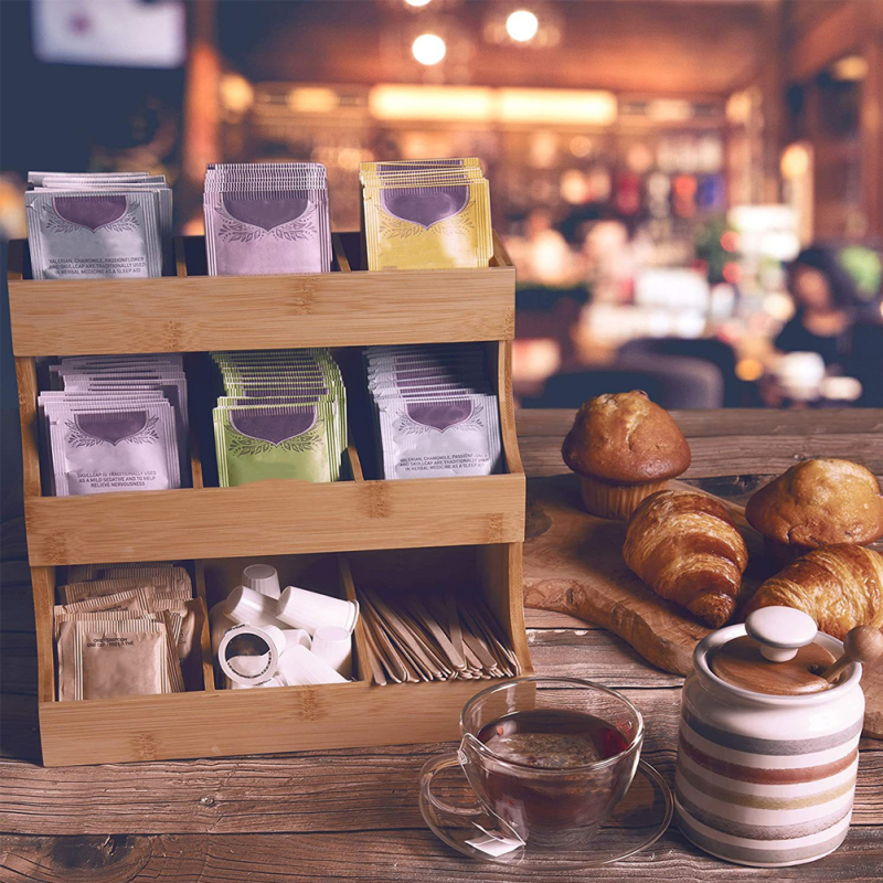 Tea Bag Storage Organizer Rack Coffee Box - Image 5