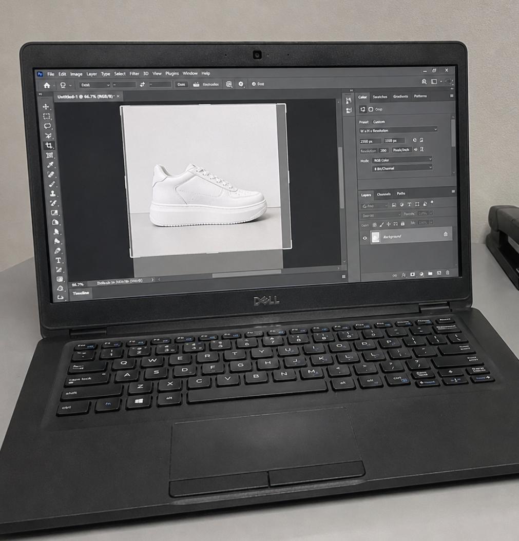 Photoshop 2022 running on desktop